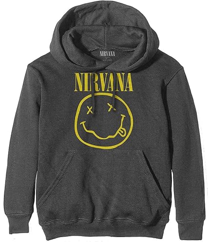 Amazon.com: Nirvana Smiley-Hoodie-Size XXL : Clothing, Shoes & Jewelry